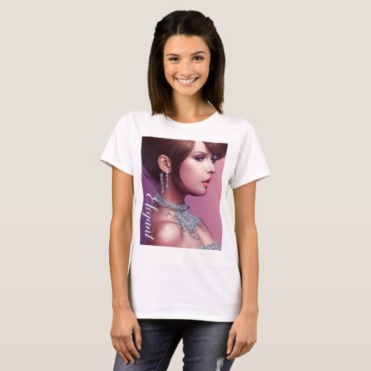 Elegante Jugendprinzessin T-Shirt (Vorne ganz)