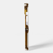 Elegante Jugendstil-Blume aus festem Glas Case-Mate iPhone Hülle (Rückseite / Links)