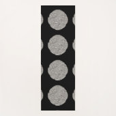 Elegante Jugendstil-Silbermedaille Yogamatte (Vorderseite)