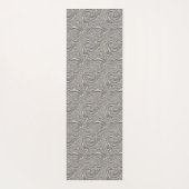 Elegante Jugendstil-Silbermedaille Yogamatte (Rückseite)