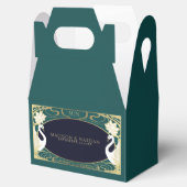 Elegante Jugendstil Swans Wedding Geschenkschachtel (Geöffnet)
