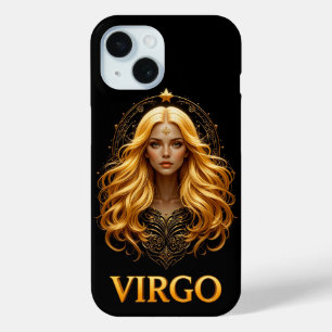 Elegante Jungfrau-Sternzeichen-Illustration mit Go Case-Mate iPhone Hülle