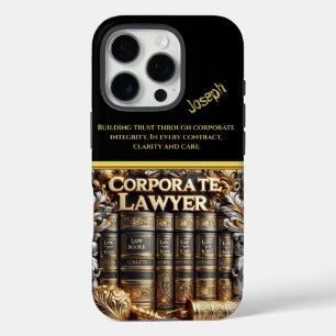 Elegante juristische Bücher, die das Know-how von iPhone 16 Pro Hülle