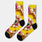 Elegante Juwelierkomposition Socken (Linkes Detail)