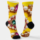 Elegante Juwelierkomposition Socken (Gewinkelt)