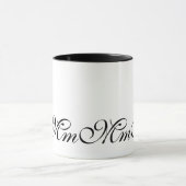 Elegante Kaffee-Tasse der Monogramm-Initialen-M Tasse (Zentrum)