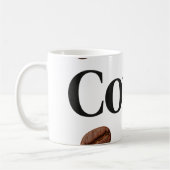 Elegante Kaffee-Tasse mit "Coffee" Text - Perfect Kaffeetasse (Links)