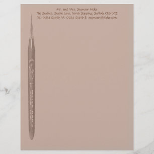 Elegante Kaffeeminen-Stationery Briefbogen