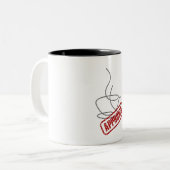 Elegante Kaffeetasse Minimal Design (Vorderseite Links)