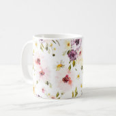 Elegante Kaffeetasse – Wasserfarbe (Vorderseite Links)