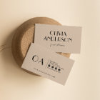 Elegante Kakao Creme Minimalistisch Boho Chic Mode