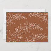 Elegante Kalligrafie Custom Foto Wedding Dankeskarte (Rückseite)