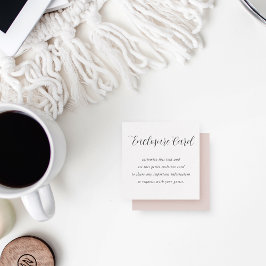 Elegante Kalligrafie für alle Zwecke individuell a Begleitkarte