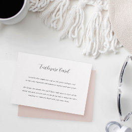 Elegante Kalligrafie für alle Zwecke individuell a Begleitkarte