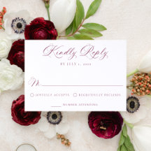 Elegante Kalligrafie-Hochzeit