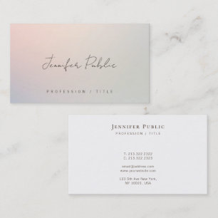 Elegante Kalligrafie-Schriftvorlage Professional Visitenkarte