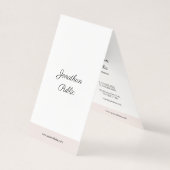 Elegante Kalligrafie Script Beruflich Modern Visitenkarten (Vorderseite)