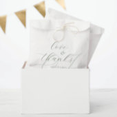 Elegante Kalligrafie Script Wedding Geschenktütchen