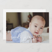 Elegante Kalligrafieführer-Stammkarte Einladung (Vorne/Hinten)