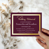 Elegante Kalligraphie auf dunkler Lila Rücksendead Adressaufkleber