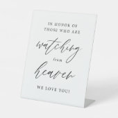 Elegante Kalligraphie aus dem Paradies Sockelschild (Vorderseite)