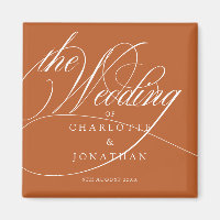 Elegante Kalligraphie Bohemische Gastgeschenke Hoc