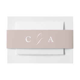 Elegante Kalligraphie, Dusty Pink Wedding Bly Band