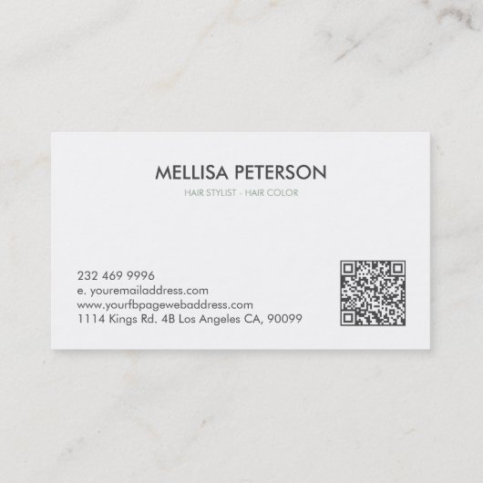 Elegante Kalligraphie Farbe auf der Seite Grün Visitenkarte (Rückseite)