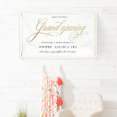 elegante Kalligraphie Gold Grand Opening Banner (Insitu)