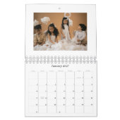 Elegante Kalligraphie Handgemalt Weihnachtszeit Cu Kalender (Jan 2027)