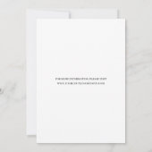 Elegante Kalligraphie-Imitate Vellum-Effekt 3 Foto Save The Date (Rückseite)