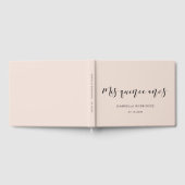 Elegante Kalligraphie Mis quince años Gästebuch (Voll)