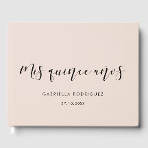 Elegante Kalligraphie Mis quince años