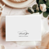 Elegante Kalligraphie-RSVP-Minimalkarte Einladung