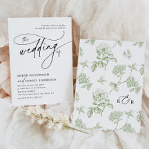 Elegante Kalligraphie Schwarz & Weiß Vintage Hochz