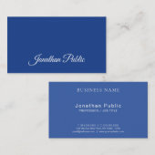Elegante Kalligraphie Script Luxury Beruflich Visitenkarte (Vorne/Hinten)