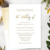 Elegante Kalligraphie und Wasserfarbenformale Hoch Einladung