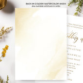 Elegante Kalligraphie und Wasserfarbenformale Hoch Einladung