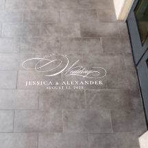 Elegante kalligraphische Hochzeiten Begrüßungsgesc