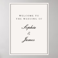 Elegante kalligraphische Schwarze Rahmen Begrüßung