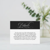 Elegante kalligraphische Skripteindrücke für Hochz Postkarte (Stehend Vorderseite)