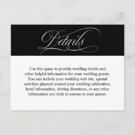 Elegante kalligraphische Skripteindrücke für Hochz Postkarte