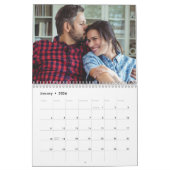 Elegante Karierte Rustikale Familie 2024 Tartan Kalender (Jan 2026)
