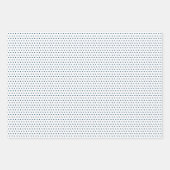 Elegante Karierte und polka dots Art Geschenkpapier Set (Vorderseite 3)