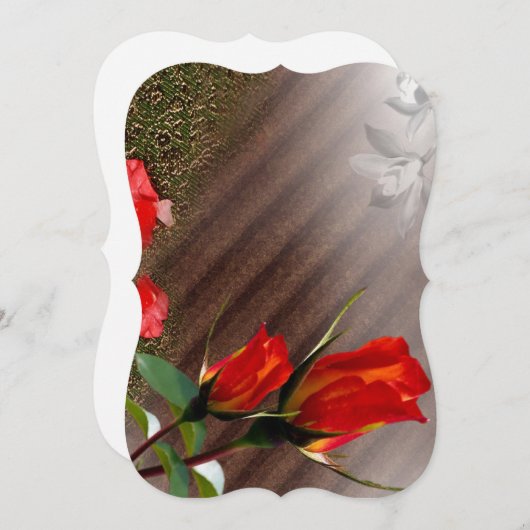 Elegante Karte (Vorne/Hinten)