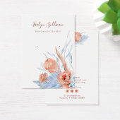 elegante Karte für tropische Ohrringe (Schreibtisch)