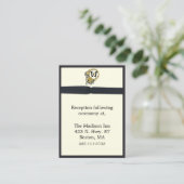 Elegante Karten für Hochzeiten (Stehend Vorderseite)