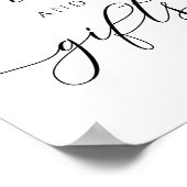 Elegante Karten und Geschenke-Schildkröte Poster (Ecke)