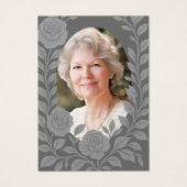 Elegante katholische Beerdigung Gedenkstätte Rose (Vorderseite)