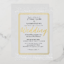 Elegante katholische Einladung zur Hochzeit